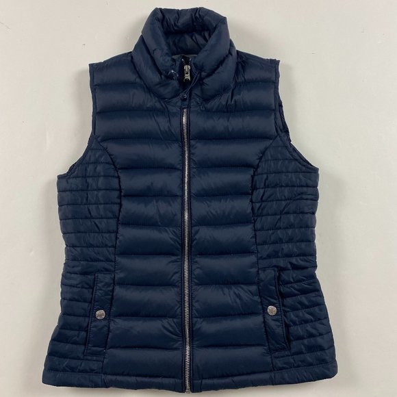 Abercrombie & Fitch Jackets & Blazers - Abercrombie & Fitch Down Series Puffer Vest Women's Small Blue Quilted Goose